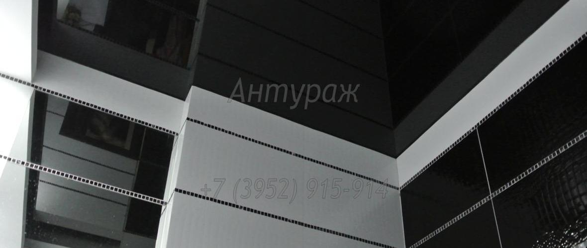 Натяжной потолок в ванную